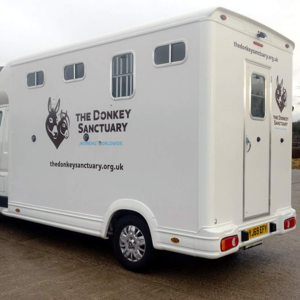 Donkey Sanctuary lorry