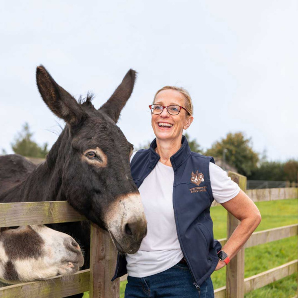 Marianne Steele, CEO of The Donkey Sanctuary.