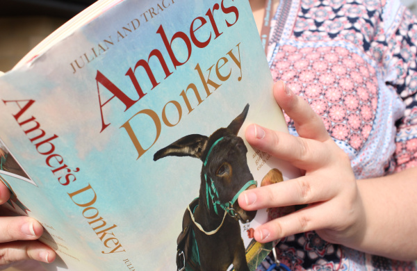 Amber's Donkey book reading