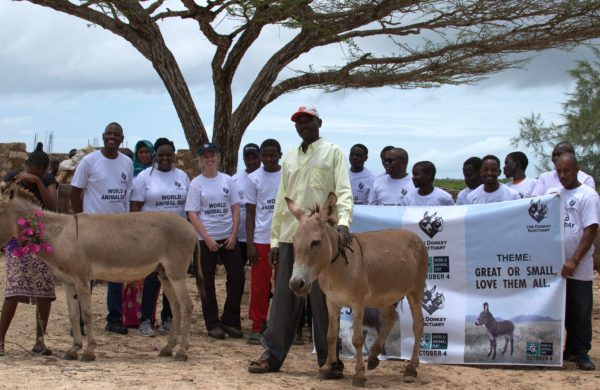 World animal day celebrations, organised by TDS Kenya, held on Manda Island, Lamu