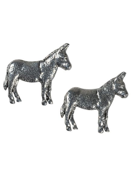 Pewter Donkey Cufflinks