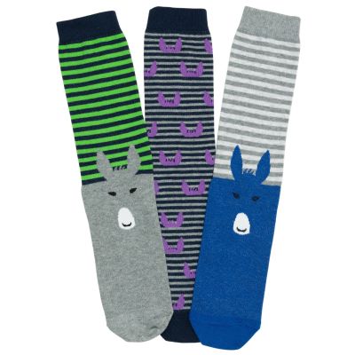 D22061 Pack of three donkey socks