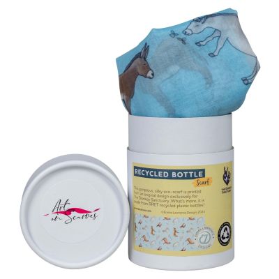 Emma Lawrence - Recycled Bottle Scarf - Blue