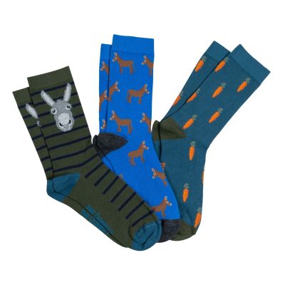 Triple Pack of Donkey Socks