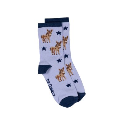 Navy Star Donkey Socks