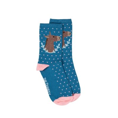 Donkey Profile Socks - Teal