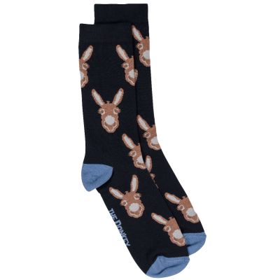 Heads Up Donkey Socks - Black