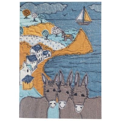 Poppy Treffry - Donkeys by the Bay - A5 Notebook