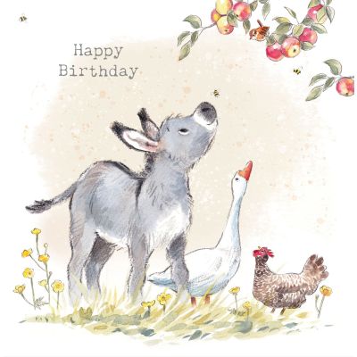 Donkey & Goose - Birthday Card