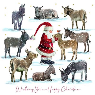 Festive Gathering Christmas Cards, Pack of 10