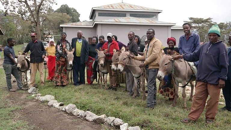 Donkey owning community in Tanzania. 