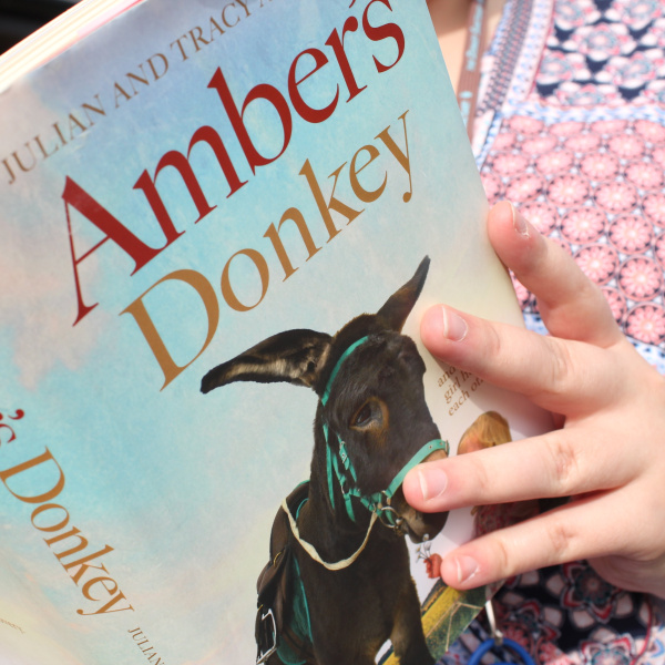 Amber's Donkey book reading