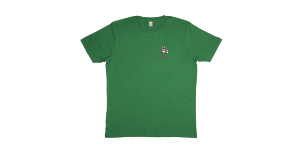 Green organic cotton The Donkey Sanctuary Supporter t-shirt