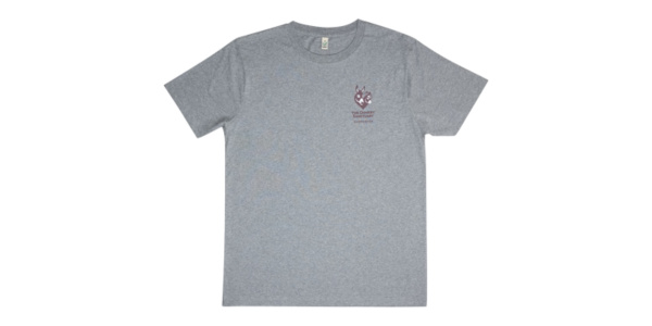 Grey organic cotton The Donkey Sanctuary Supporter t-shirt