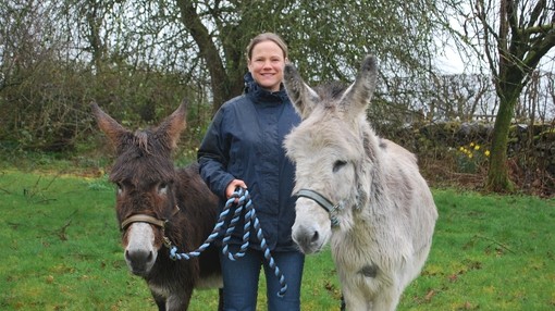 Kerry and Biscuit with Sally Bamforth