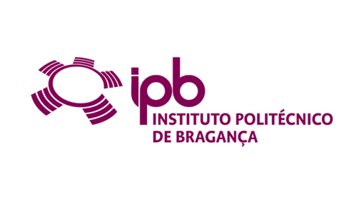 A logo with purple text 'Instituto Politecnico de Braganca '