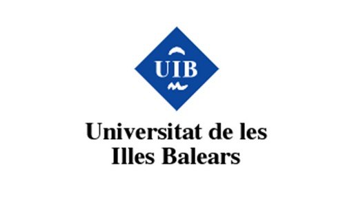 A logo witha blue diamond design and text reading 'Universitat de les Illes Balears'