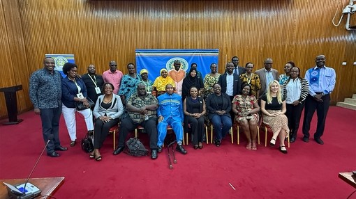 A group picture during a meeting in East Africa