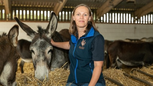 Faith Burden, Executive Director of Equine Operations at The Donkey Sanctuary.