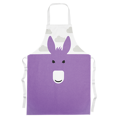 Donkey apron - purple