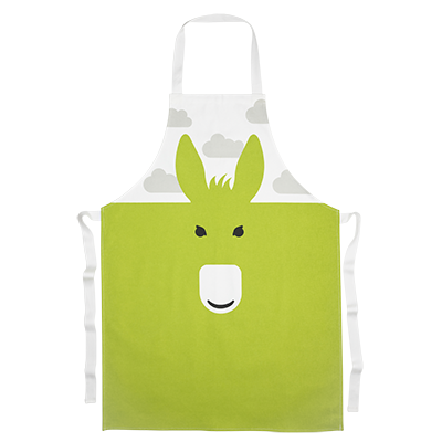 Donkey apron - green