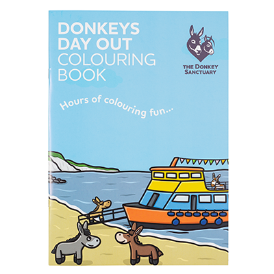 D22051 Donkeys Day Out Colouring Book (front)