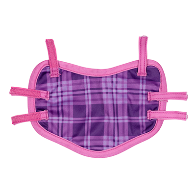 D22038 Donkey Toy Rug Accessory - purple/pink trim