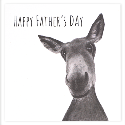 D24044 Sirus the donkey Father's Day card