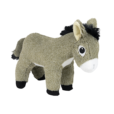Soft Donkey Toy - Light Grey