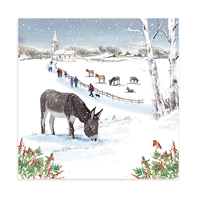 Evening Service Christmas Cards, Pack of 10