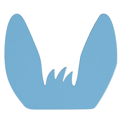 Donkey Ears Badge - Blue
