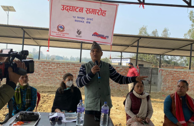 Speech from Dr. Dhawal Shamser Rana, Mayor of Nepalgunj