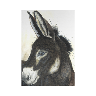 Bonnie - Donkey Greeting Card